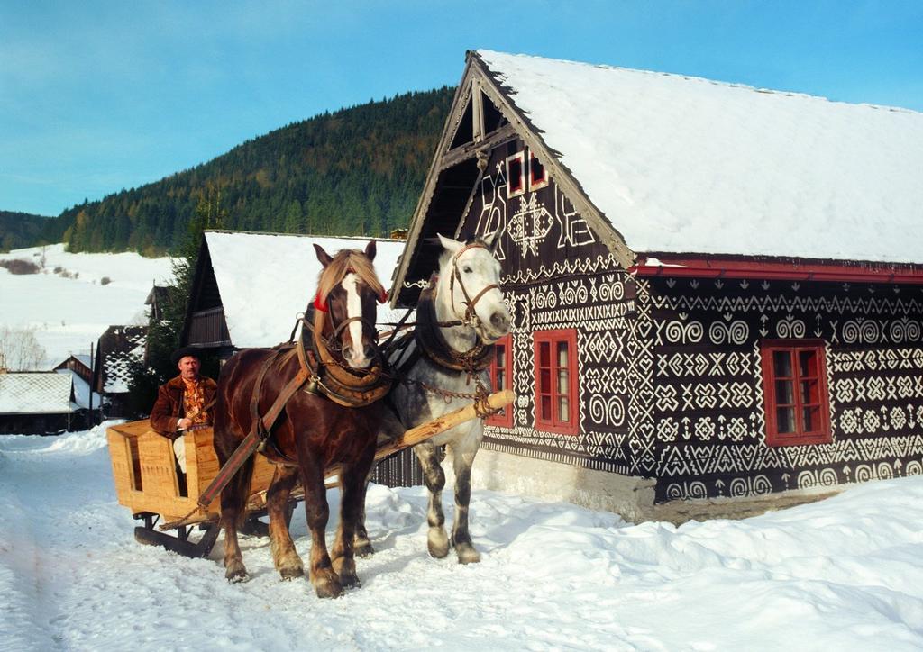 Penzion Javorina Čičmany Bagian luar foto